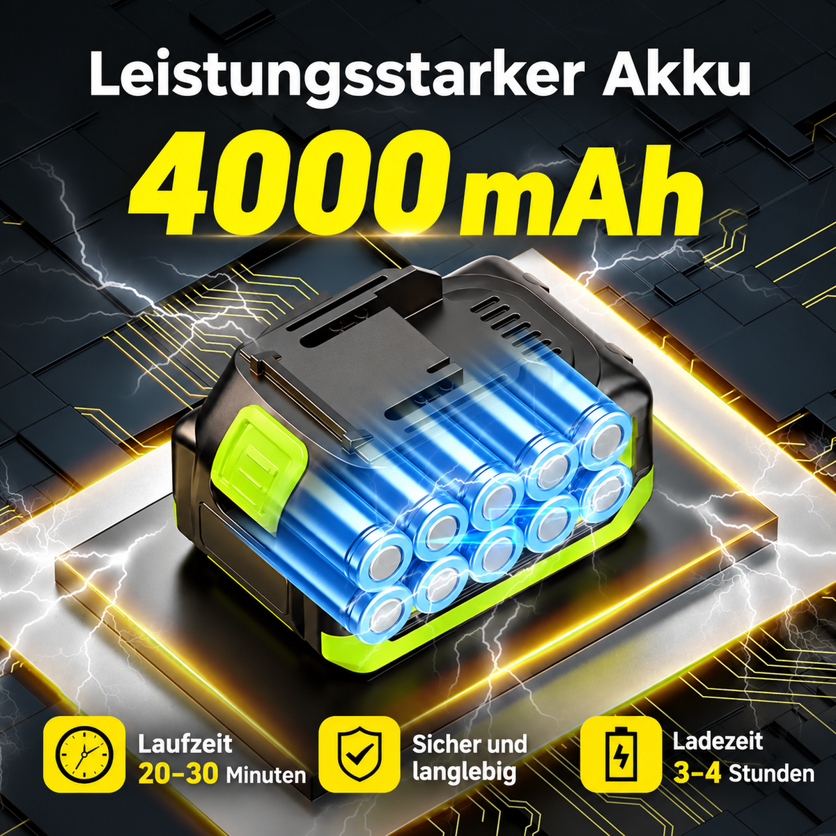 SEESE PowerJet — Kabelloser Hochdruckreiniger